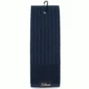 TITLEIST TRI-FOLD CART TOWEL – NAVY -Quality Golf Equipment Store TRIFOLD CARTTOWEL NAVY 600x600 1