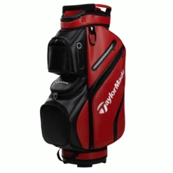 TAYLORMADE DELUXE GOLF CART TROLLEY BAG – RED / BLACK