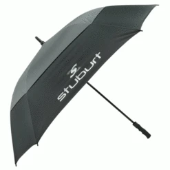 STUBURT ENDURANCE 66″ VENTED GOLF UMBRELLA – BLACK / GREY