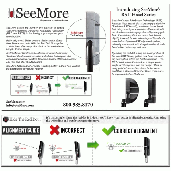 SEEMORE PVD CLASSIC FGP BLADE PUTTER 10 SEEMORE PVD CLASSIC FGP BLADE PUTTER - Image 8