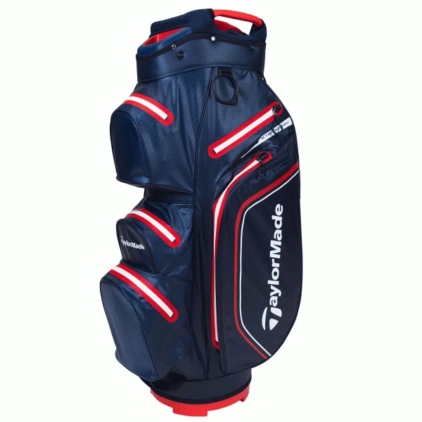 TAYLORMADE STORM DRY WATERPROOF GOLF CART BAG – NAVY / RED 3 TAYLORMADE STORM DRY WATERPROOF GOLF CART BAG – NAVY / RED
